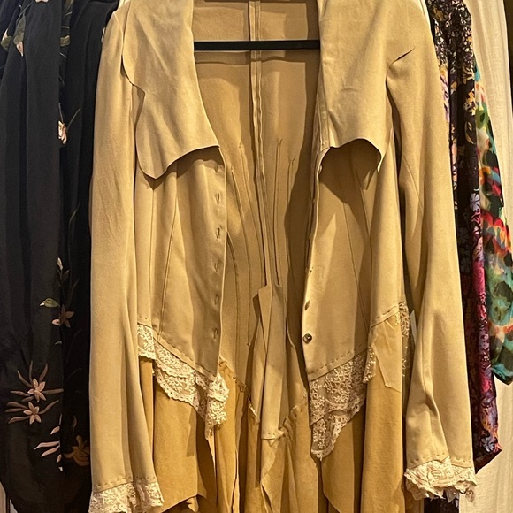 Free people storm warning lambskin jacket szS, New no tag - Picture 2 of 12